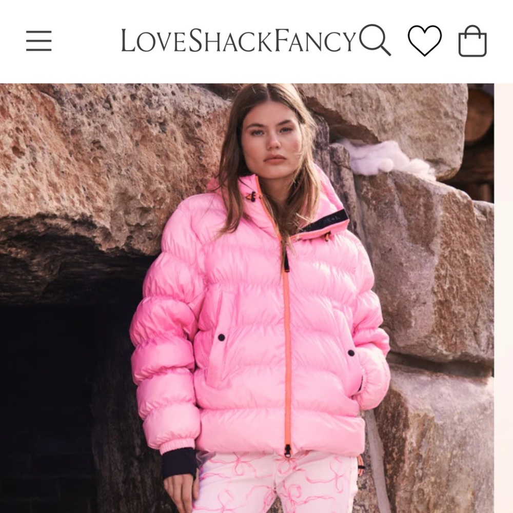 Bogner X Love Shack Fancy Rosetta Ski Jacket NWT